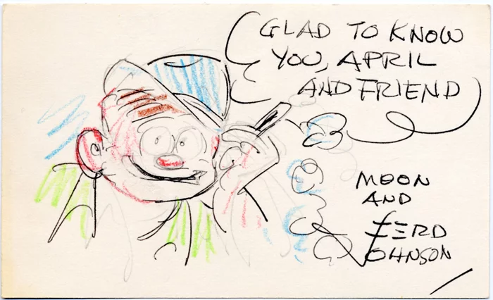 Ferd Johnson autograph