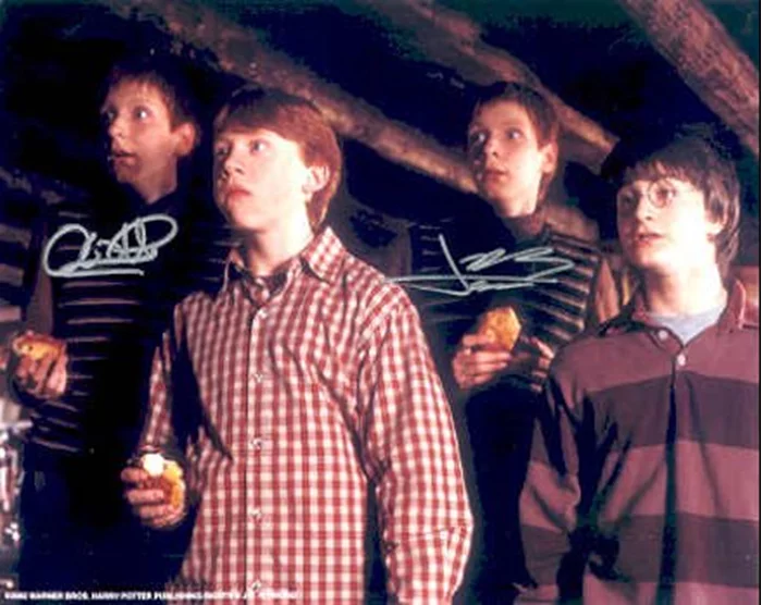 James & Oliver Phelps autograph