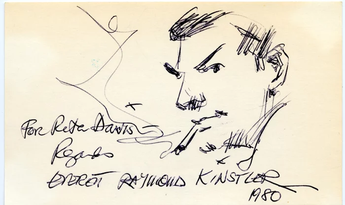 Everett Raymond Kinstler autograph