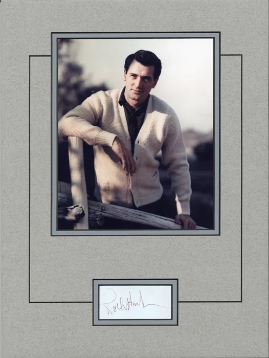 Rock Hudson autograph