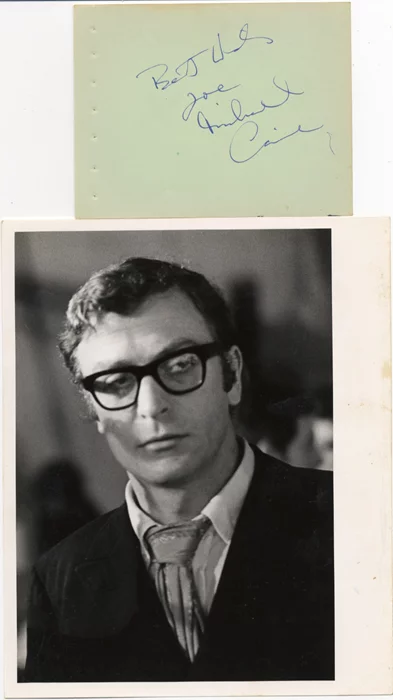 Michael Caine autograph