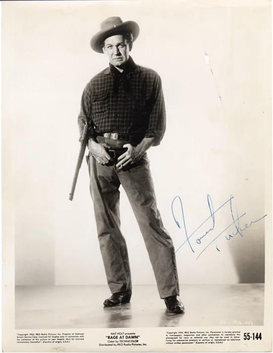 Forrest Tucker autograph