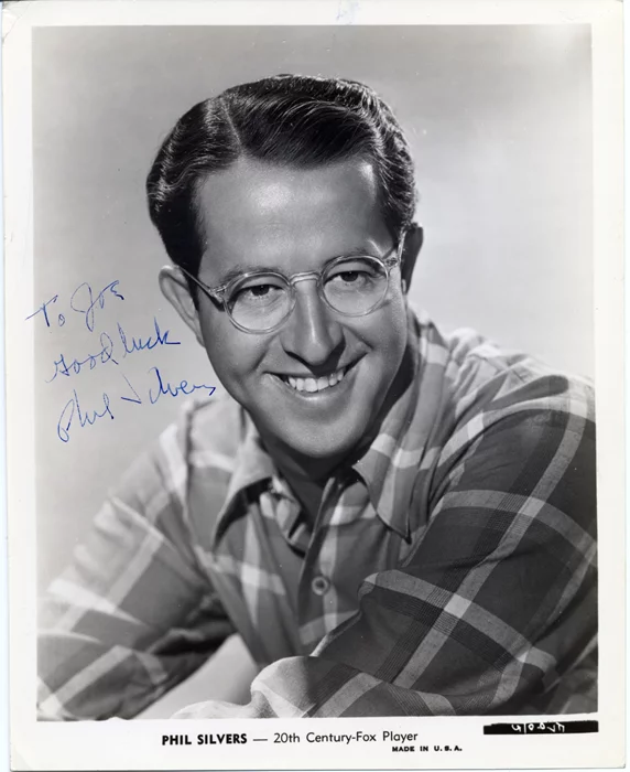 Phil Silvers autograph