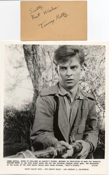 Tommy Rettig autograph