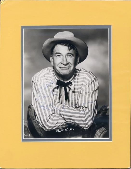 Chill Wills autograph