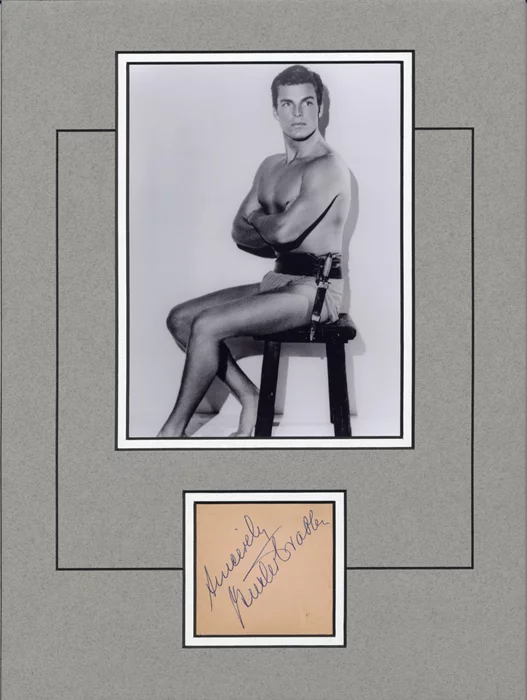 Buster Crabbe autograph