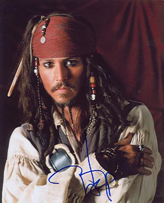 Johnny Depp autograph