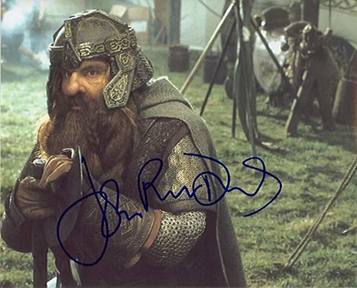 John Rhys-Davies autograph
