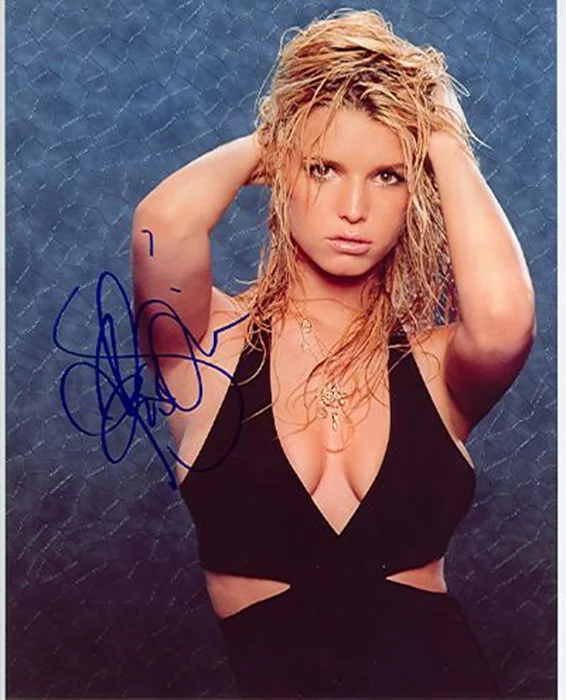 Jessica Simpson autograph