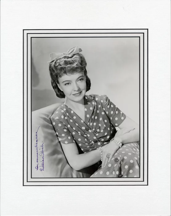 Lillian Gish autograph