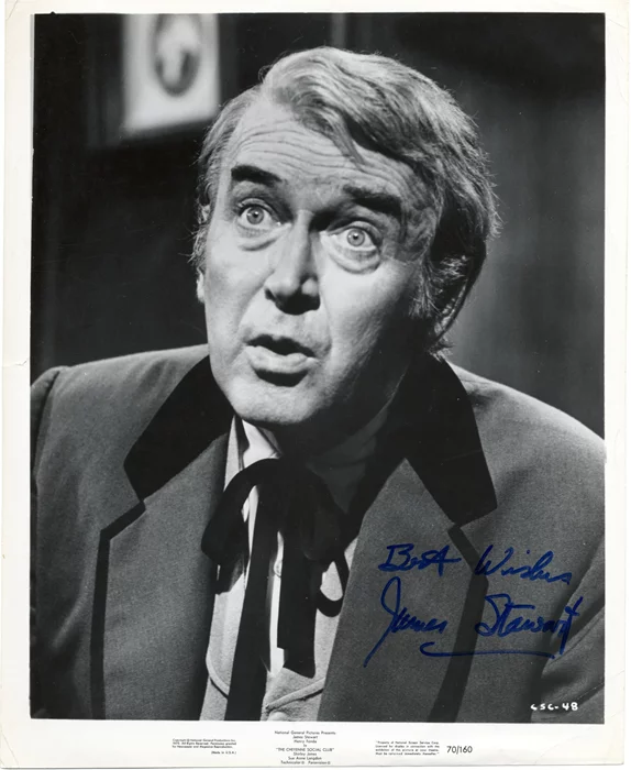 James Stewart autograph