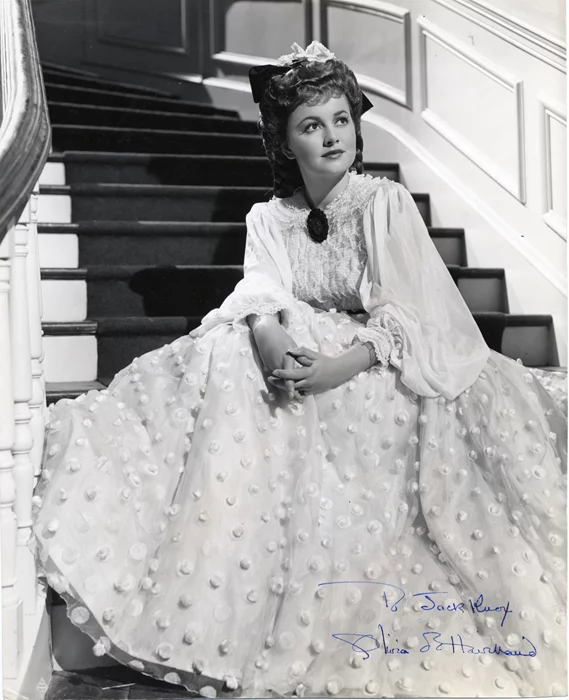 Olivia de Havilland autograph