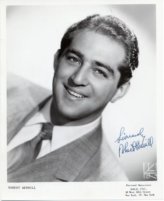 Robert Merrill autograph