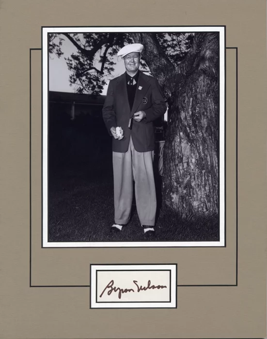Byron Nelson autograph