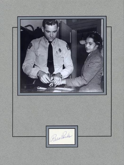 Rosa Parks autograph