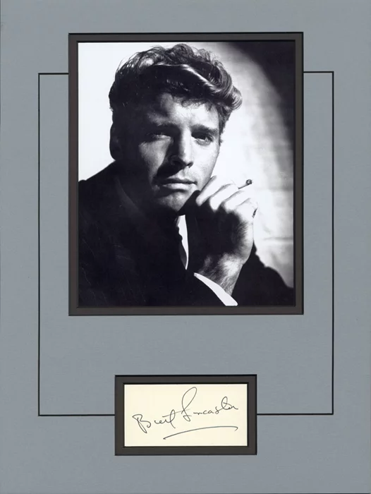 Burt Lancaster autograph