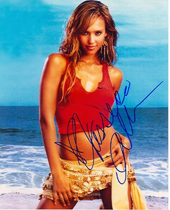 Jessica Alba autograph