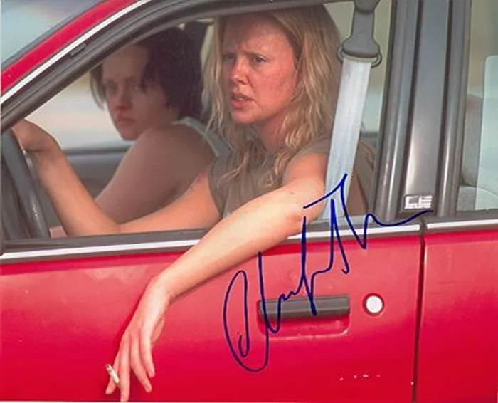 Charlize Theron autograph