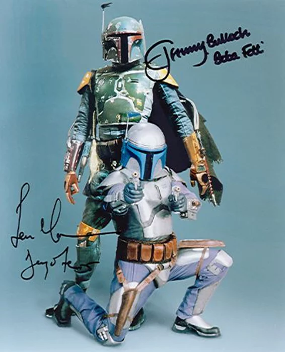 Boba Fett and Jango Fett autograph