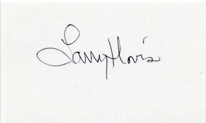 Larry Hovis autograph