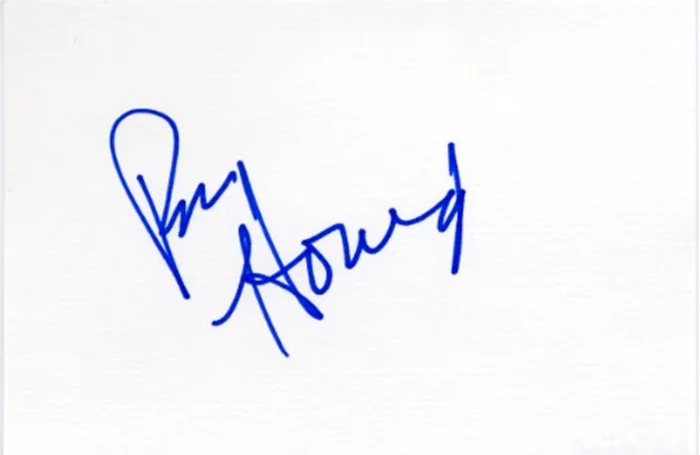 Ron Howard autograph