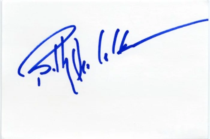 Billy Dee Williams autograph