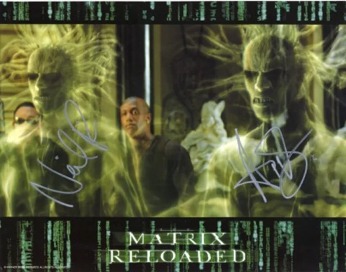 Matrix Reloaded autograph