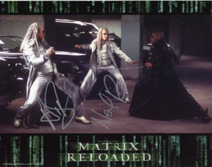 Matrix Reloaded autograph