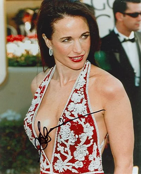 Andie MacDowell autograph