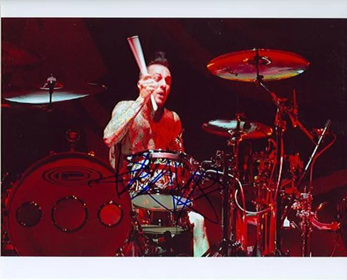Travis Barker autograph