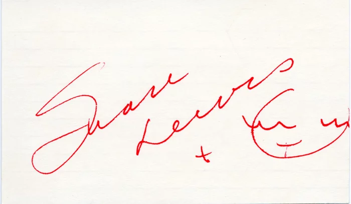 Shari Lewis autograph