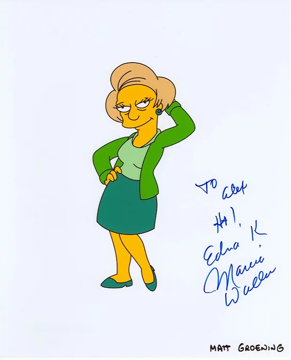 Marcia Wallace autograph