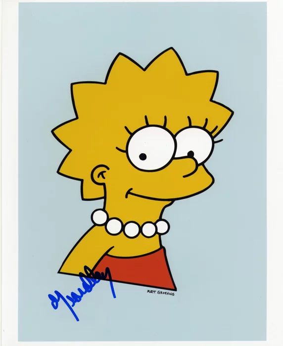 Yeardley Smith autograph