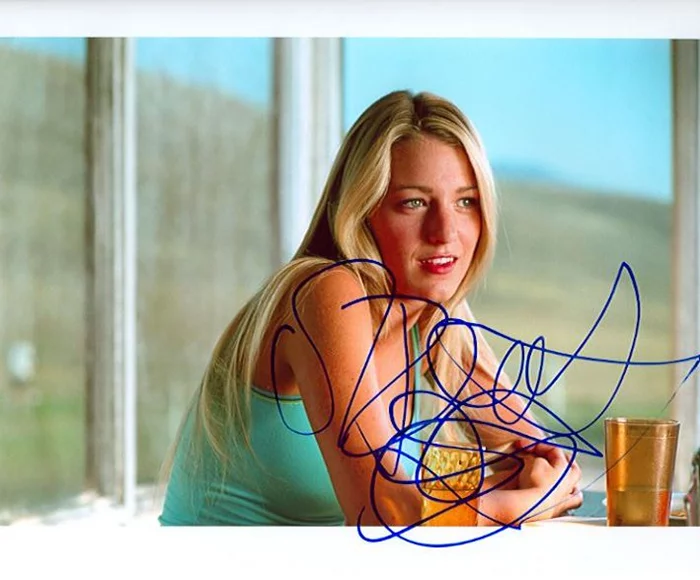 Blake Lively autograph