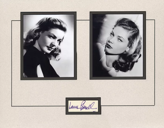Lauren Bacall autograph