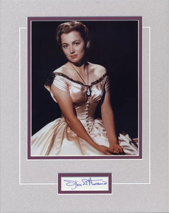 Olivia DeHavilland autograph