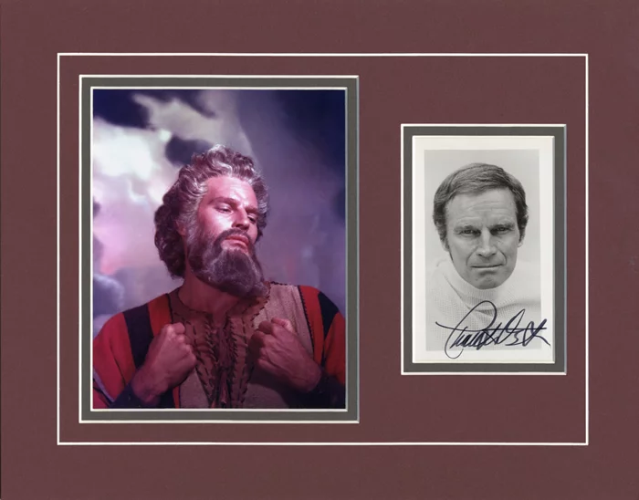 Charlton Heston autograph