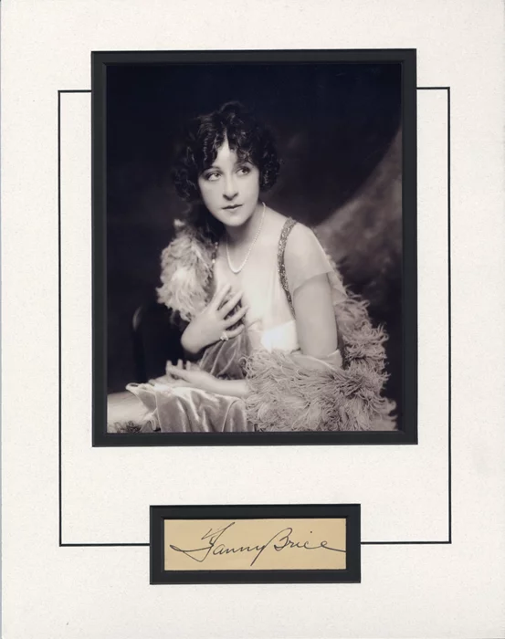 Fanny Brice autograph