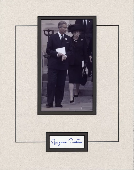 Margaret Thatcher autograph