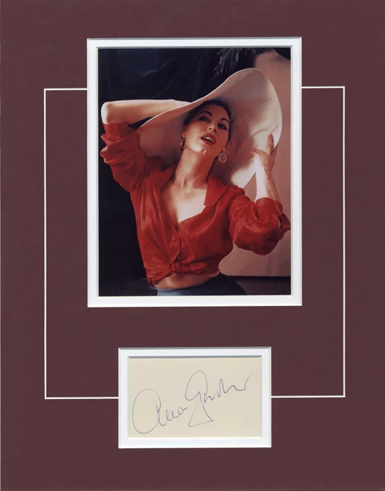 Ava Gardner autograph