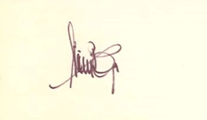 Victor Borge autograph