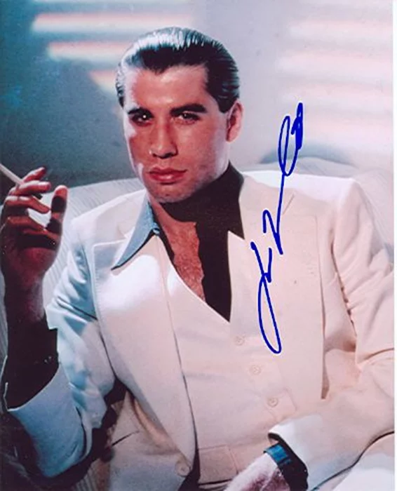John Travolta autograph