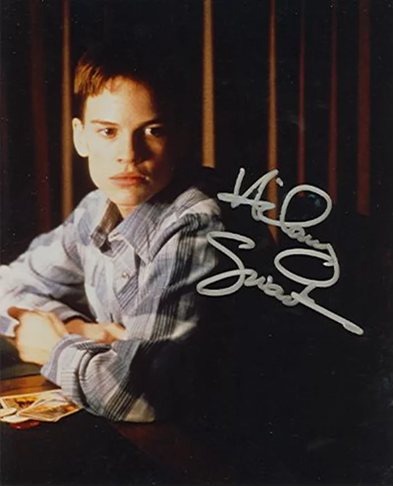 Hilary Swank autograph