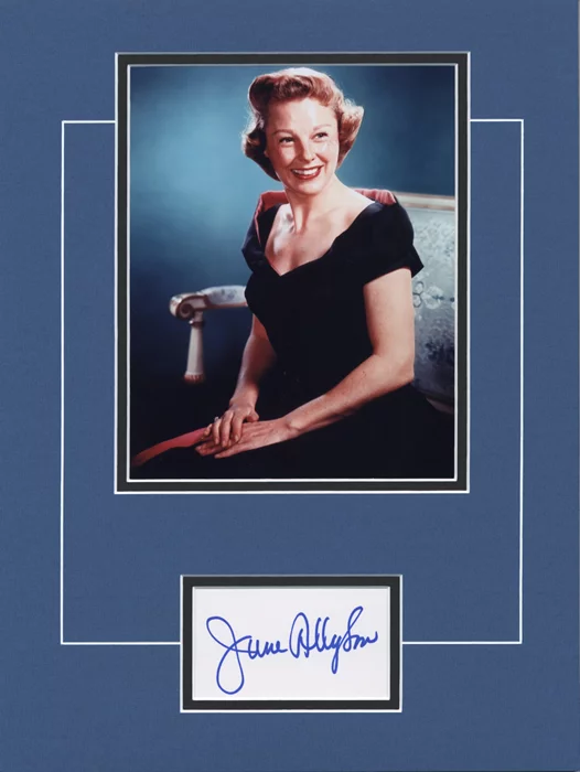 June Allyson autograph