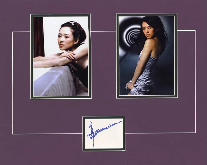 Ziyi Zhang autograph
