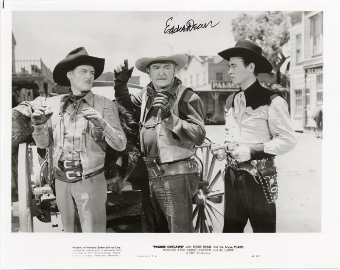 Eddie Dean autograph