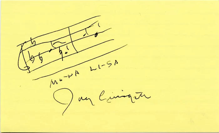 Jay Livingston autograph