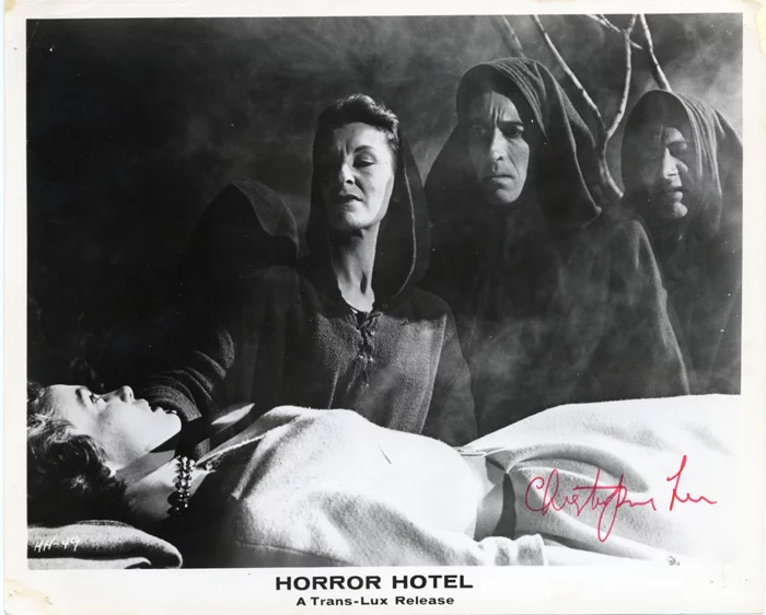 Christopher Lee autograph