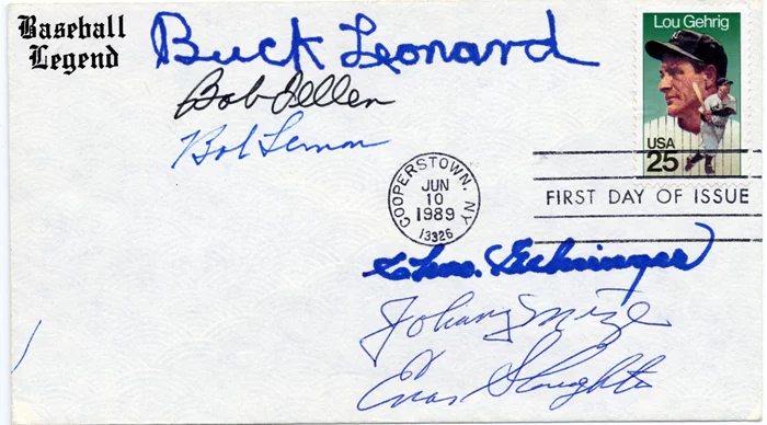 Baseball Hall Of Famers autograph