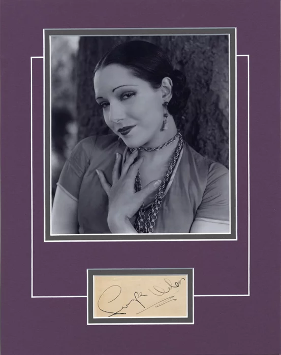 Lupe Velez autograph